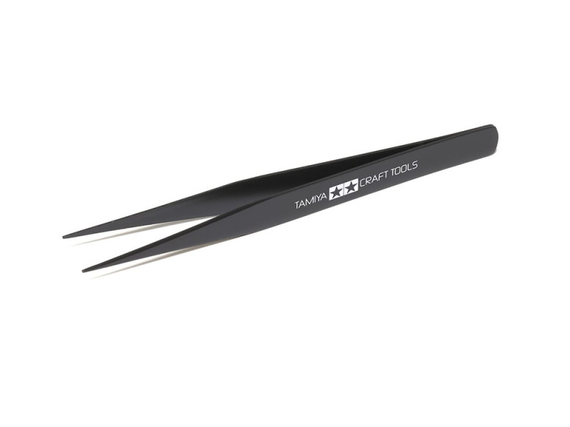 Прямой пинцет Tamiya (#74004) STRAIGHT TWEEZERS
