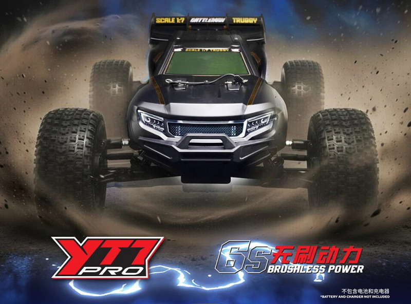 Радиоуправляемая модель трагги Yikong (#YK9071) Battleman 1/7 YT7 PRO Racing Truggy 4WD