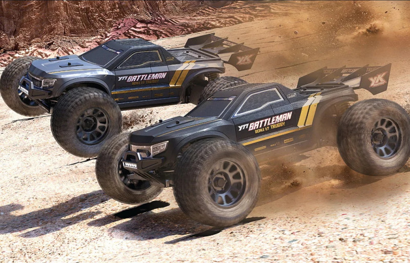 Радиоуправляемая модель трагги Yikong (#YK9071) Battleman 1/7 YT7 PRO Racing Truggy 4WD