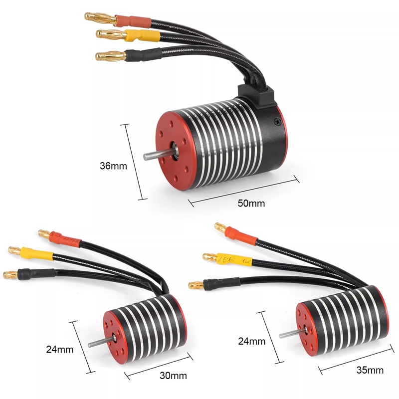 Бесколлекторный мотор NeebRC (#RCD-2435-3300KV) RUCHANGDA 1/18