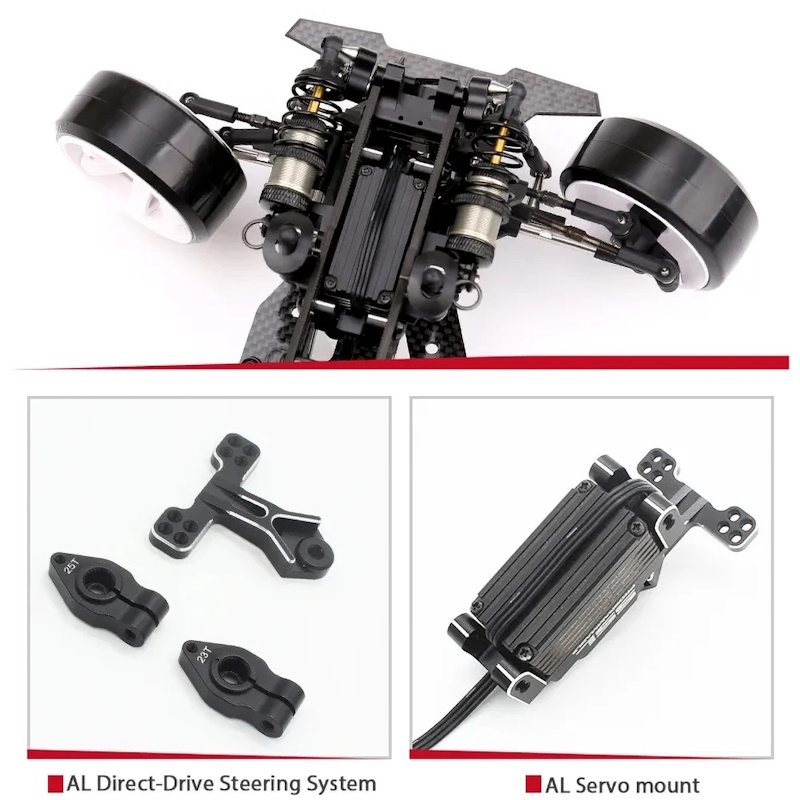 Радиоуправляемая модель для дрифта Usukani (#US88600) Usukani NGE 2.0 SE 1/10 RWD DRIFT CAR CHASSIS KIT (Carbon Fiber Version)