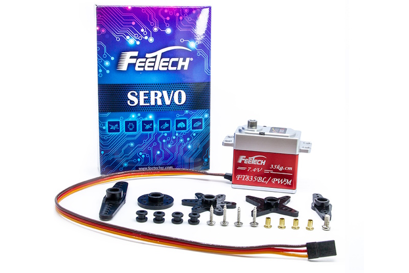 Сервопривод Feetech (#FT835B) HV Metal Gear 6V 40kg.cm Brushless Servo 180°