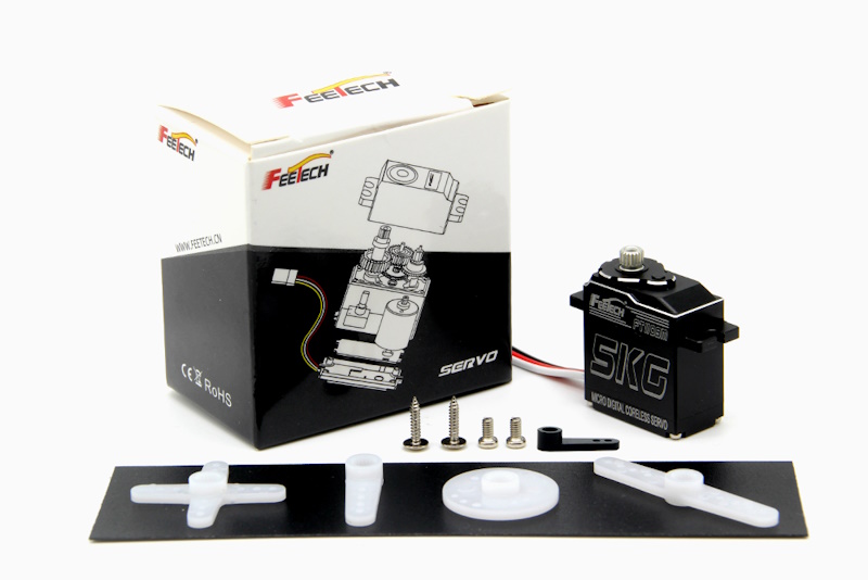 Сервопривод Feetech (#FT1109M) Metal Gear 6V 5kg 180° Coreless Motor Digital Servo