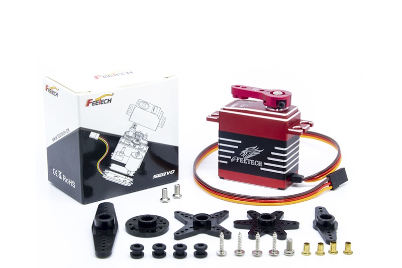 Сервопривод Feetech (#FT5825M) Metal Gear 7.4V 25kg.cm 180° Steel Tooth Iron Core Servo