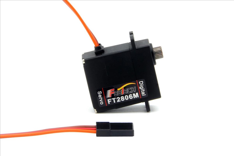 Сервопривод Feetech (#FT2806M) Metal Gear 6V 6kg Digital Coreless Servo 180°