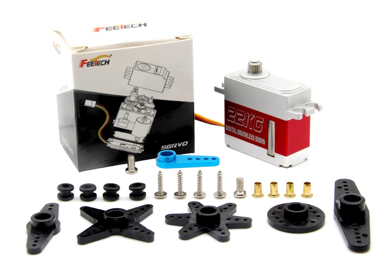 Сервопривод Feetech (#FT9022BL) Metal Gear 7.4V 22kg 180° Degree Brushless