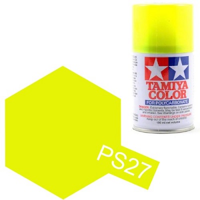 Краска Tamiya (#PS-27) Fluorescent Yellow
