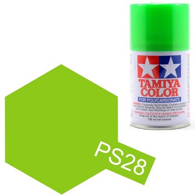 Краска Tamiya (#PS-28) Fluorescent Green