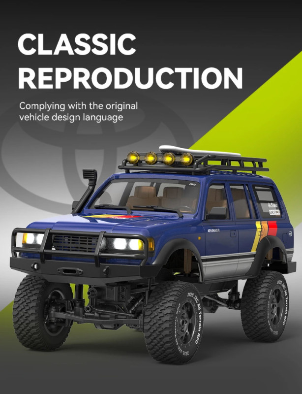 Радиоуправляемый внедорожник Dark Sky (#JXC-LC80) 1/12 4x4 Land Cruiser LC80 RTR