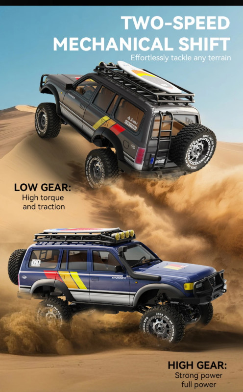 Радиоуправляемый внедорожник Dark Sky (#JXC-LC80) 1/12 4x4 Land Cruiser LC80 RTR