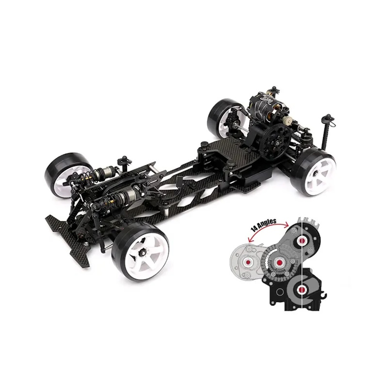 Радиоуправляемая модель для дрифта Usukani (#US88600) Usukani NGE 2.0 SE 1/10 RWD DRIFT CAR CHASSIS KIT (Carbon Fiber Version)