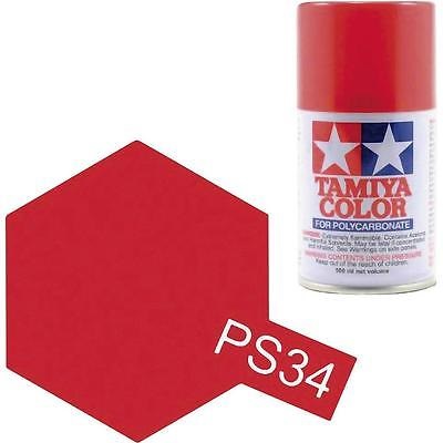 Краска Tamiya (#PS-34) Bright Red