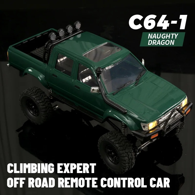 Радиоуправляемый внедорожник WPL (#SG-C-64-1-G) WPL Naughty Dragon Hilux 4WD 1:16