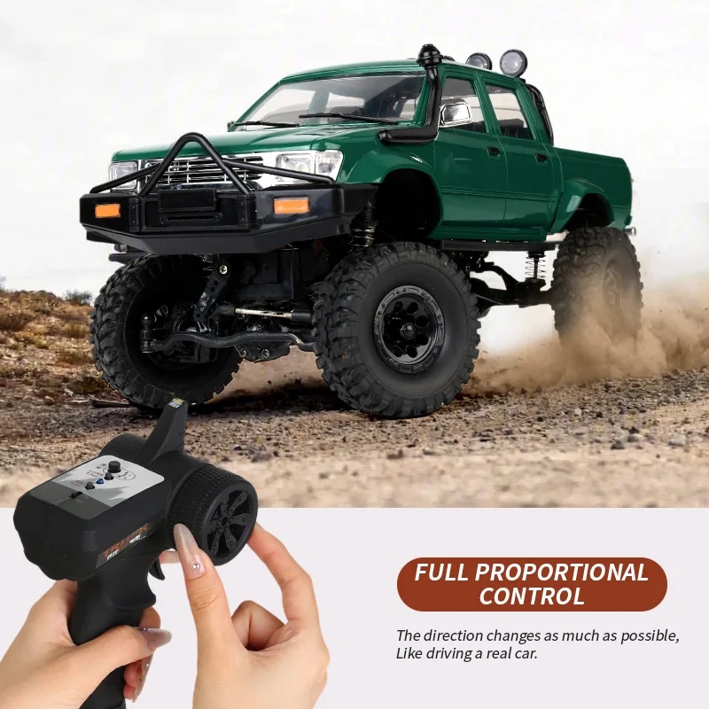 Радиоуправляемый внедорожник WPL (#SG-C-64-1-G) WPL Naughty Dragon Hilux 4WD 1:16