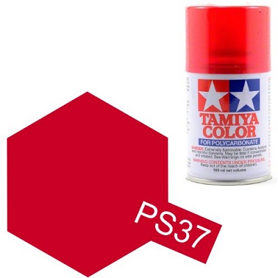 Краска Tamiya (#PS-37) Translucent Red