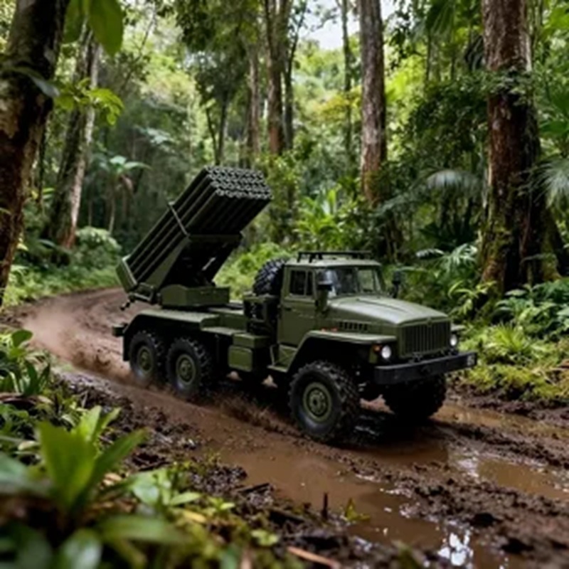 Радиоуправляемый грузовик WPL (#SG-B-36-2-MG) грузовик URAL RTR 1:16
