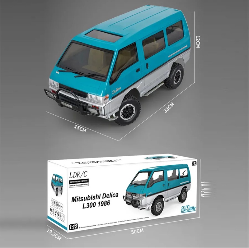 Радиоуправляемая шоссейная модель Landa (#LD1296) Mitsubishi Delica в масштабе 1:12.