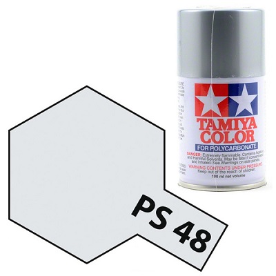 Краска Tamiya (#PS-48) Semi-Gloss Silver Anodized Aluminum
