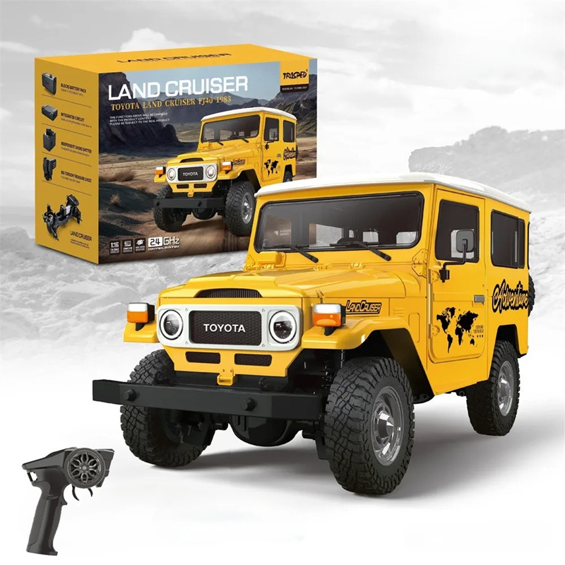 Радиоуправляемый внедорожник HB 666 (#HG4-50-PRO-YELLOW) Toyota FJ40 PRO YELLOW 1:16
