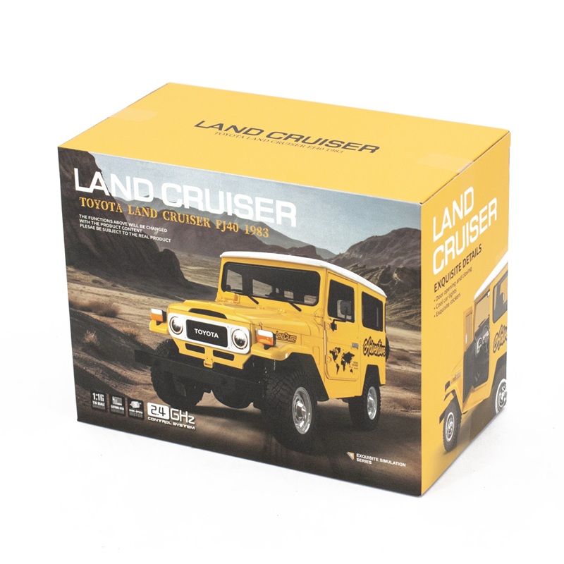 Радиоуправляемый внедорожник HB 666 (#HG4-50-PRO-YELLOW) Toyota FJ40 PRO YELLOW 1:16