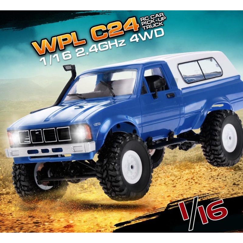 Радиоуправляемый краулер WPL (#SG-C-24-B) Military Truck Buggy Crawler RTR 4WD 1:16