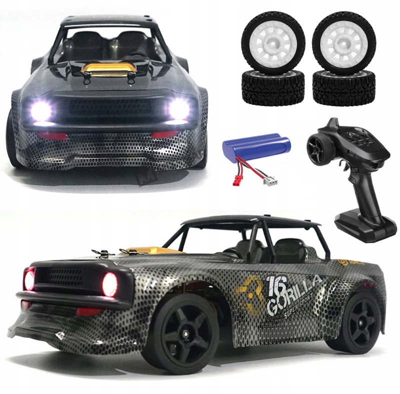 Радиоуправляемая модель для дрифта Pinecone Model (#SG-1604PRO-BL-GG) 1/16 4WD RTR