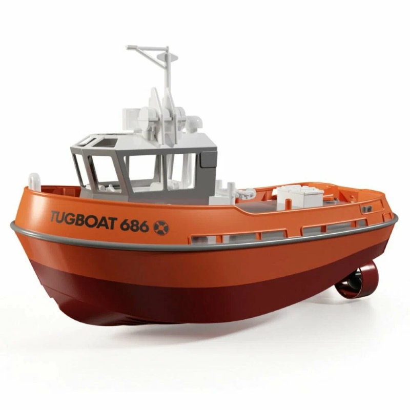 Радиоуправляемая модель буксира Pinecone Boat (#SG-686-OR) 1/72 4WD RTR