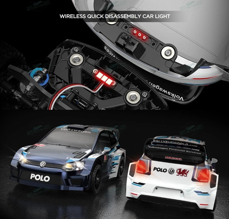 Радиоуправляемая раллийная модель Hyper GO MJX (#10304) Brushless RTR 1/10 Kendaraan Remote Control Listrik Model Mobil Balap Reli