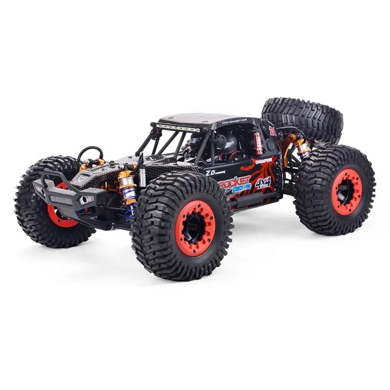 Радиоуправляемая модель багги ZD (#DBX-10) Kendaraan Off Road Tanpa Sikat, Truk Remote Control 1/10 4WD 2.4G