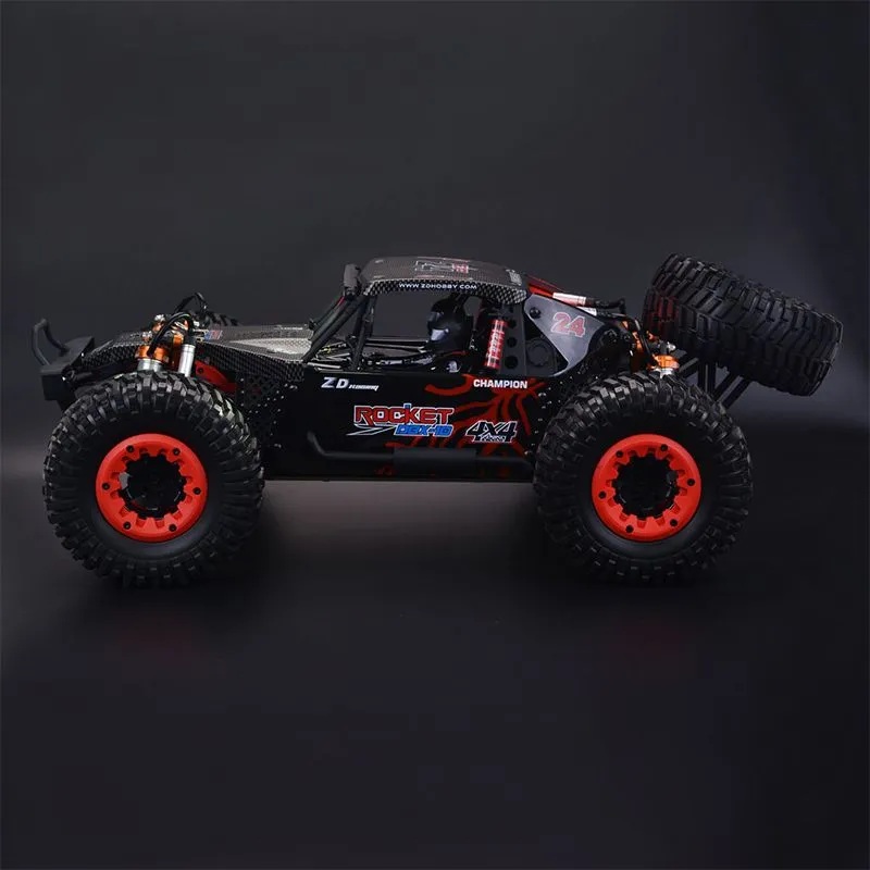 Радиоуправляемая модель багги ZD (#DBX-10) Kendaraan Off Road Tanpa Sikat, Truk Remote Control 1/10 4WD 2.4G