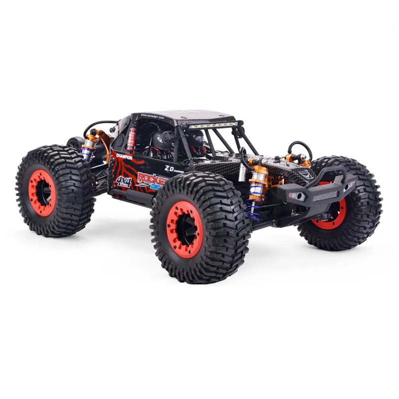 Радиоуправляемая модель багги ZD (#DBX-10) Kendaraan Off Road Tanpa Sikat, Truk Remote Control 1/10 4WD 2.4G