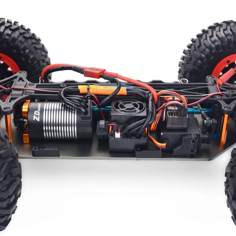 Радиоуправляемая модель багги ZD (#DBX-10) Kendaraan Off Road Tanpa Sikat, Truk Remote Control 1/10 4WD 2.4G