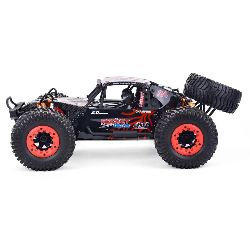 Радиоуправляемая модель багги ZD (#DBX-10) Kendaraan Off Road Tanpa Sikat, Truk Remote Control 1/10 4WD 2.4G