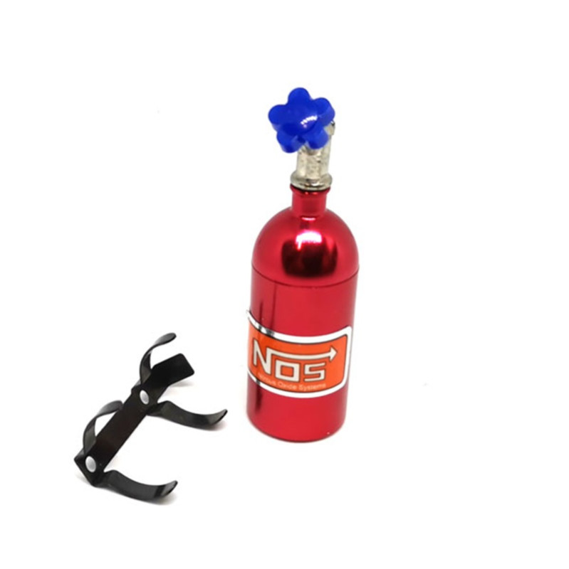 Имитация закиси азота масштабная 1/10 RC-Avtomag (#AV-SM01008) Aluminum Nos Nitrous Oxide Balance Weight Bottle 1/10