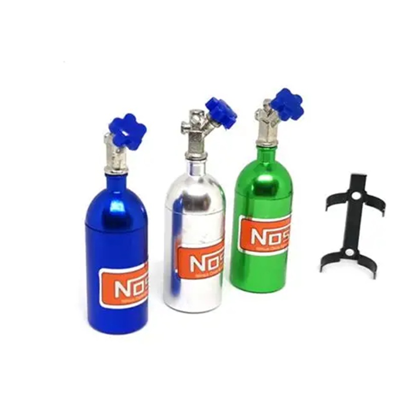 Имитация закиси азота масштабная 1/10 RC-Avtomag (#AV-SM01008) Aluminum Nos Nitrous Oxide Balance Weight Bottle 1/10