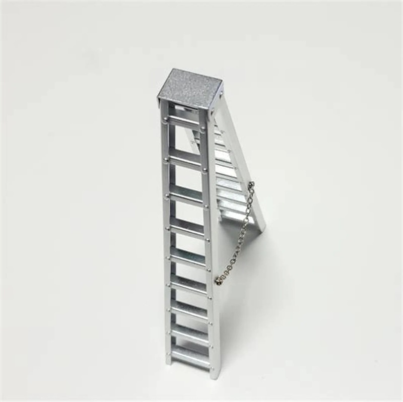 Лестница пластиковая серебристая масштабная 1/10 RC-Avtomag (#AV-SM01040) Plastic Ladder Silver 1/10