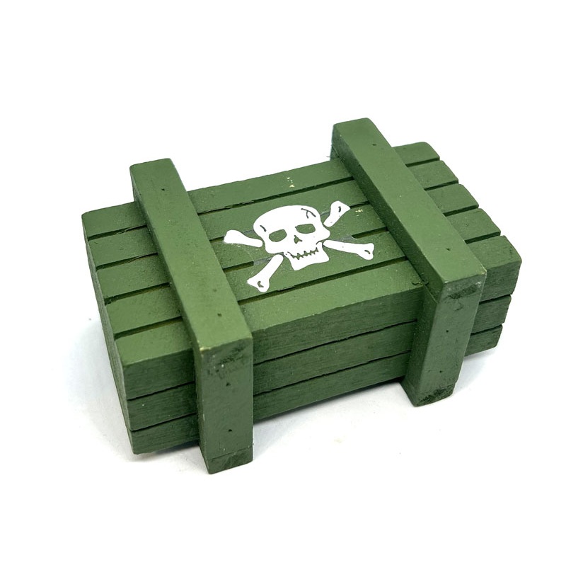 Декоративная деревянный ящик 1/10 RC-Avtomag (#AV-CW03037) Wooden Box Decorative Accessory for 1/10 RC Crawler