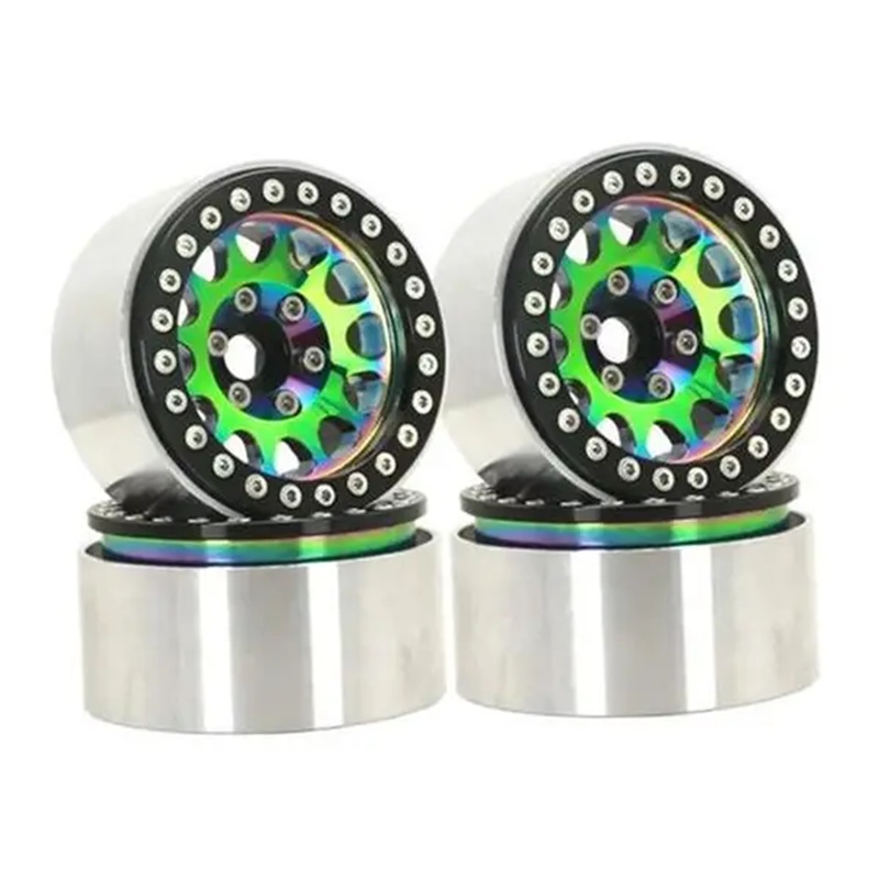 Диски бедлоки RC-Avtomag (#AV-W42025) 1.9" Aluminum Beadlock Crawler Wheels Dazzling colour 4pcs/set