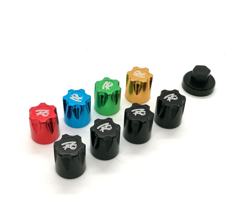 Гайки для колёс М4 1/10 RC-Avtomag (#AV-SM07006) RC Car Antidust Nut M4 4pcs/set