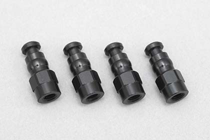 Втулки крепления амортизаторов Yokomo (#Y4-8B) Aluminum Shock Cap Ball for YD-4