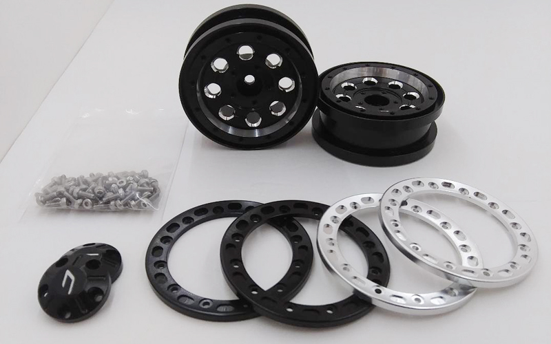 Диски бедлоки CROSS-RC (#C97400328) Upgrade Cross 1.9″ Aluminum Bead Lock Wheels 1 Pair