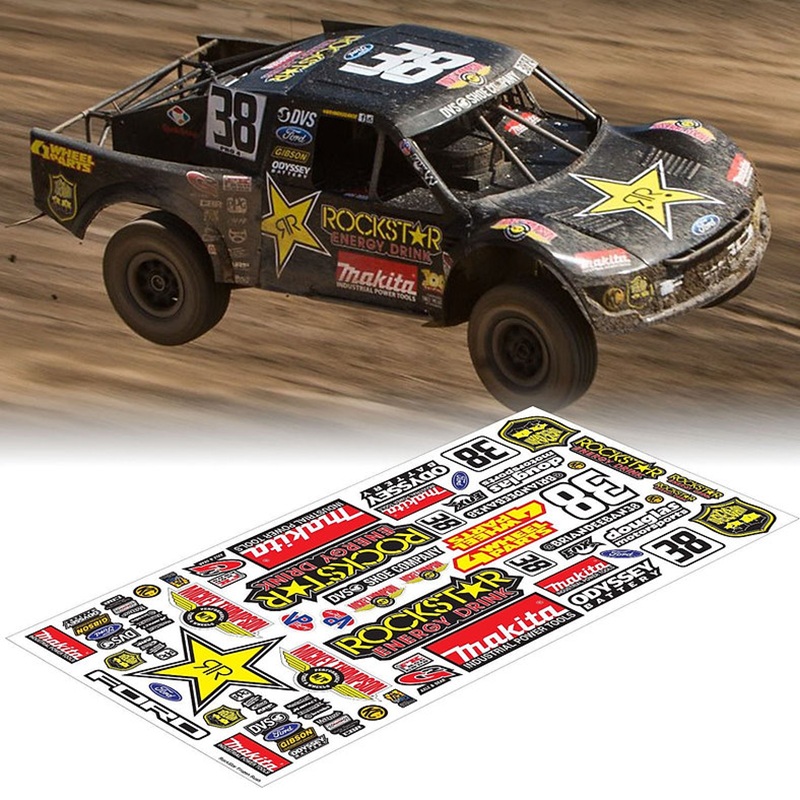 Наклейки TeamC (#TS501) Rockstar SC Sticker, 20x40cm