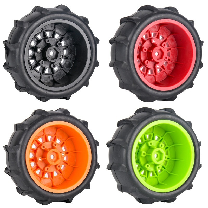 Колёса внедорожные RC4WD (#LT18066) Tire/Wheel Orange 4in