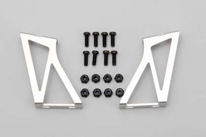 Крепление спойлера Yokomo (#D-056) Aluminum wing stay (Silver/Low) for Drift Car