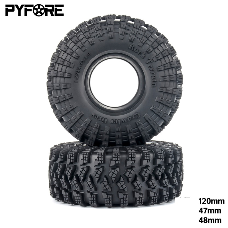 Шины внедорожные Off-Road PYFORE (#LT18115) Crawling Comp Tires 120mm (1.9) 4 in