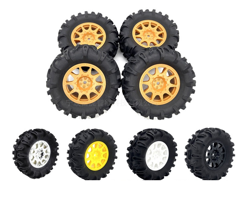 Колёса внедорожные HSP (#HSPB15) Tire/Wheel Black 4in 1/16