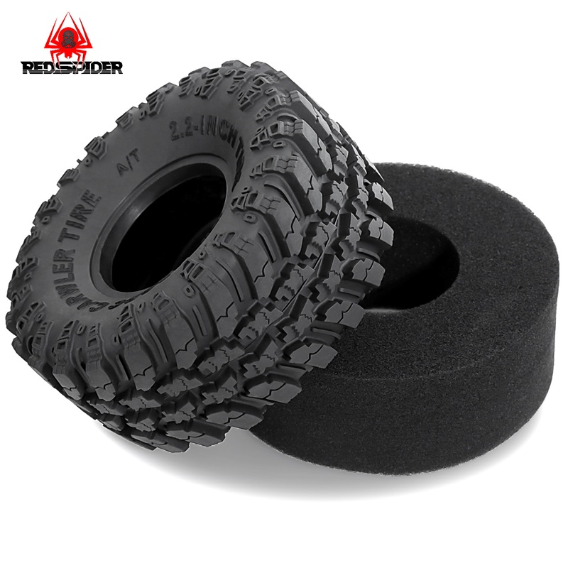 Шины внедорожные Off-Road Red Spider (#R309) 1/8 Meijiaxin H8H Easy Control YK4083 CROSSRC Big Rhino 2.2inch