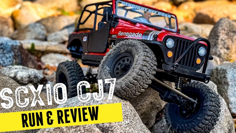Радиоуправляемая модель краулера Axial (#03008V2) SCX10 CJ-7 1/10