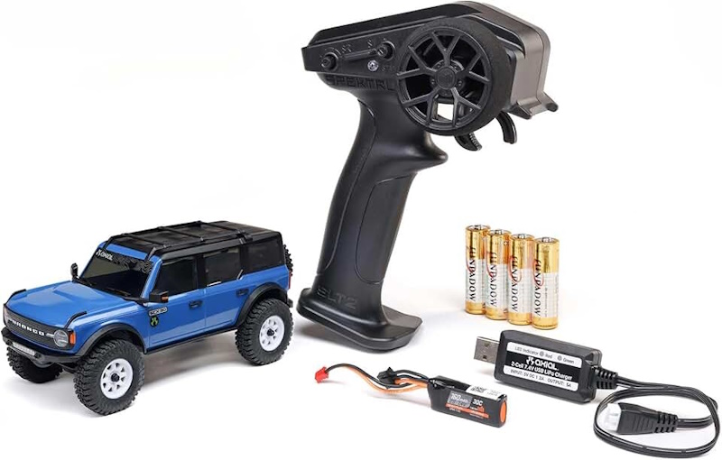Радиоуправляемая модель краулера Axial (#AXI-2048T1) SCX30 Ford Bronco 4x4 1/30