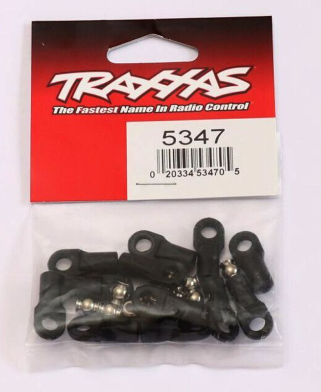 Шаровые TRAXXAS (#5347) Plastic M4 Rod Ends Screw Hole 26x7.4m (SCX10, TRX4) (12pcs)